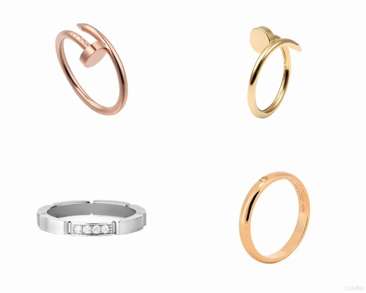 Кольца Cartier 18K - изображение 1
