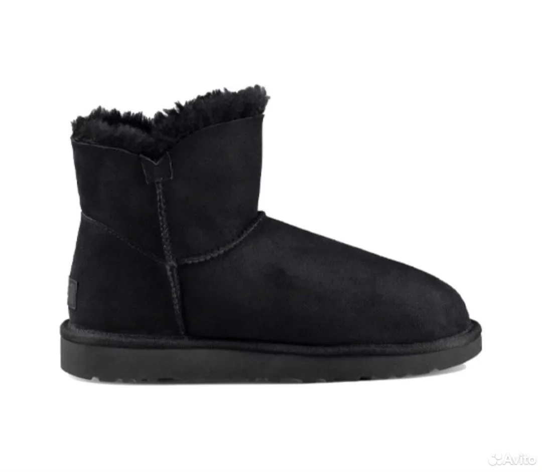 Угги Ботинки UGG Bailey Button 2 Black