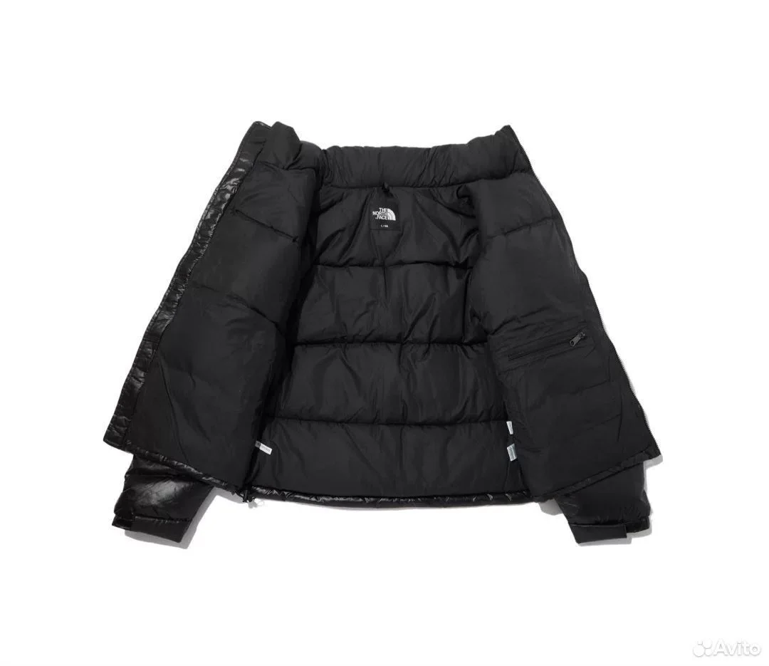Пуховик The North Face Nuptse 1996 Eco Black - миниатюра 3