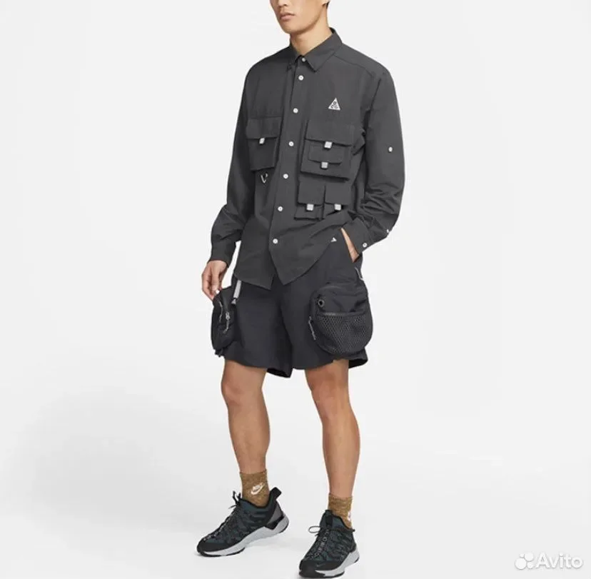 Шорты Nike ACG Snowgrass Solid Color Cargo Pocket - миниатюра 4