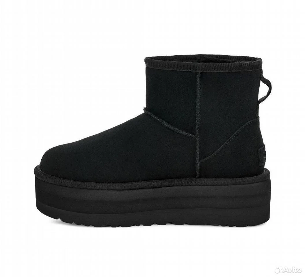 Угги UGG Classic Mini Platform Black - изображение 1