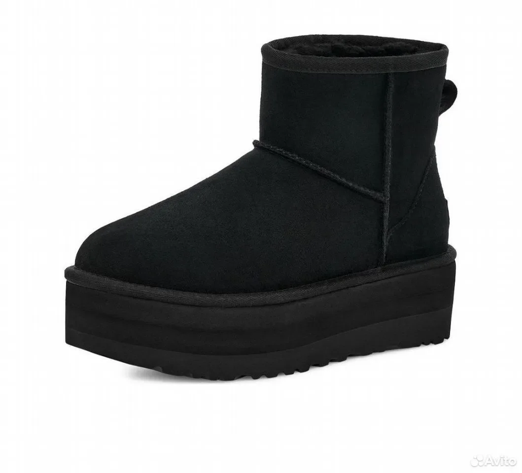 Угги UGG Classic Mini Platform Black - миниатюра 2
