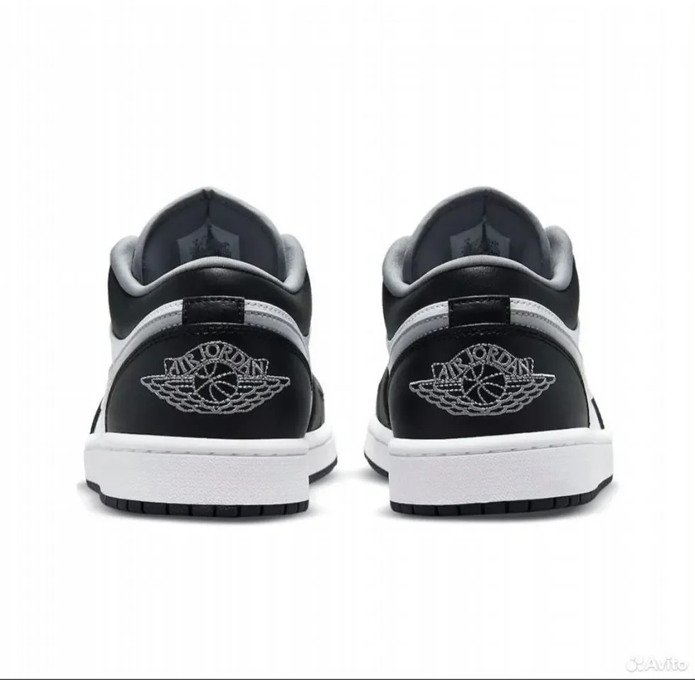 Кроссовки Nike Air Jordan 1 Low Grey&Black - миниатюра 10