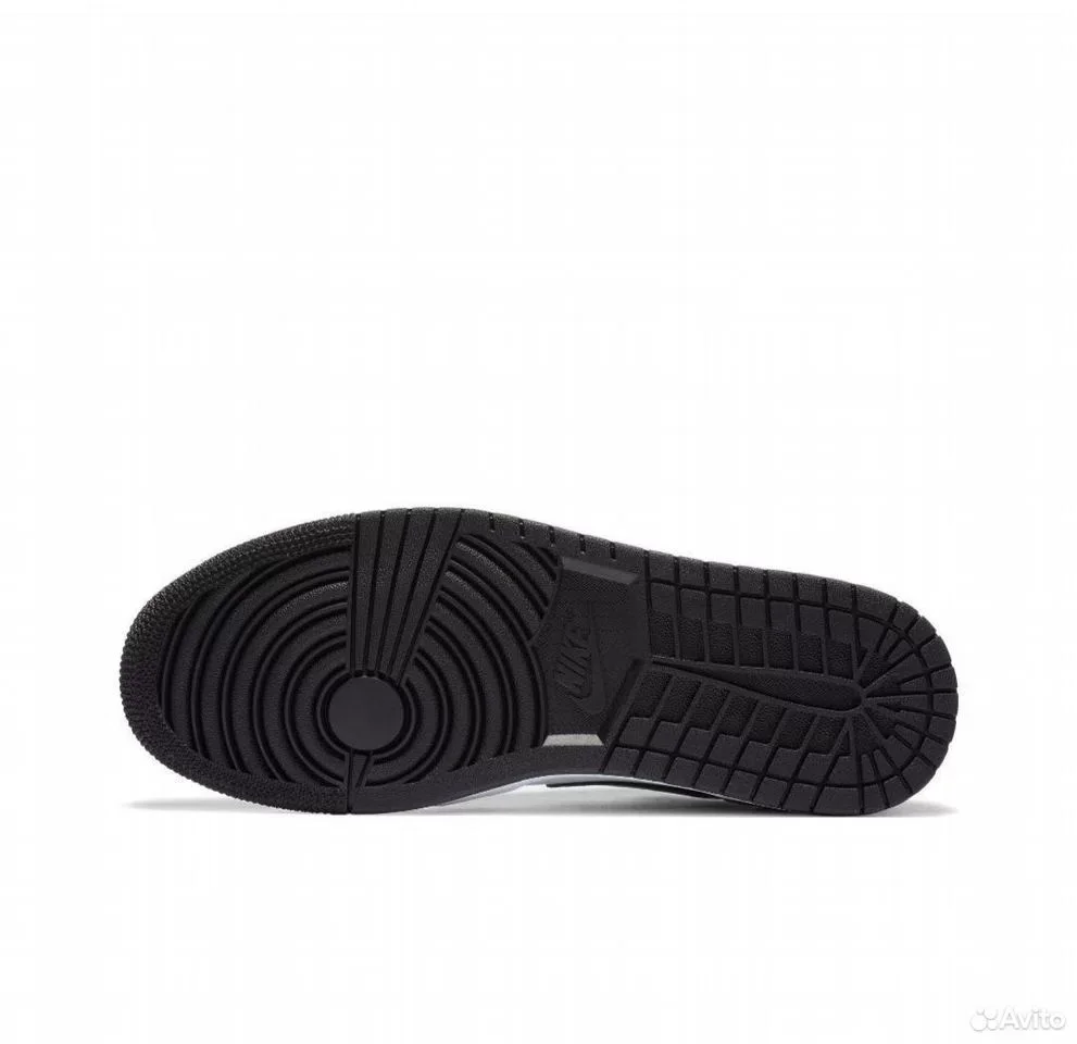 Кроссовки Nike Air Jordan 1 Low Grey&Black - миниатюра 4