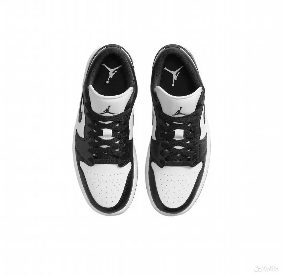 Кроссовки Nike Air Jordan 1 Low Grey&Black - миниатюра 6