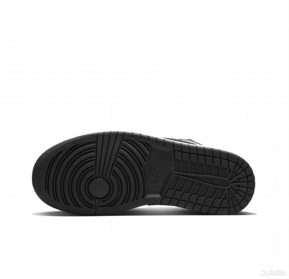 Кроссовки Nike Air Jordan 1 Low Grey&Black - миниатюра 7