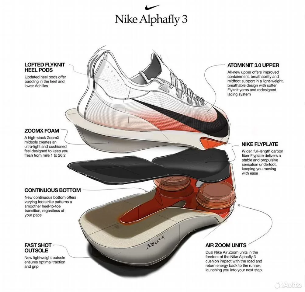 Кроссовки Nike AlphaFly 3 Proto - миниатюра 8