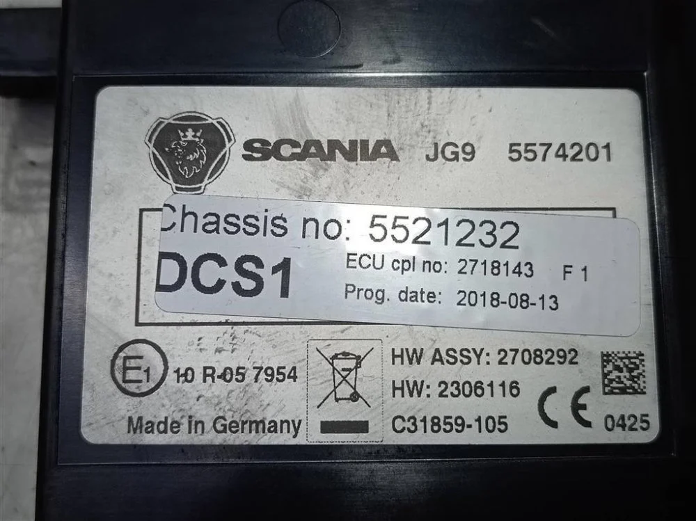 Блок управления DCS1 левый Scania P 440 DC13 153 - миниатюра 5