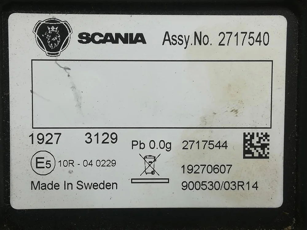 Щиток приборов Scania 6-series - миниатюра 7