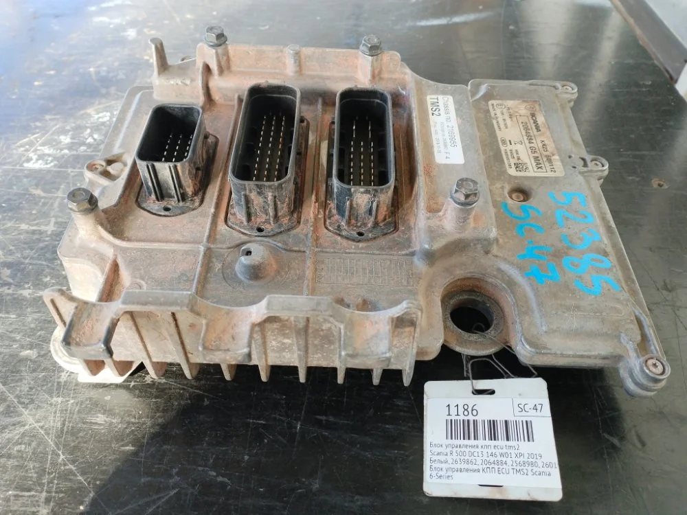 Блок управления КПП ECU TMS2 Scania R 500 DC13 146 - миниатюра 5