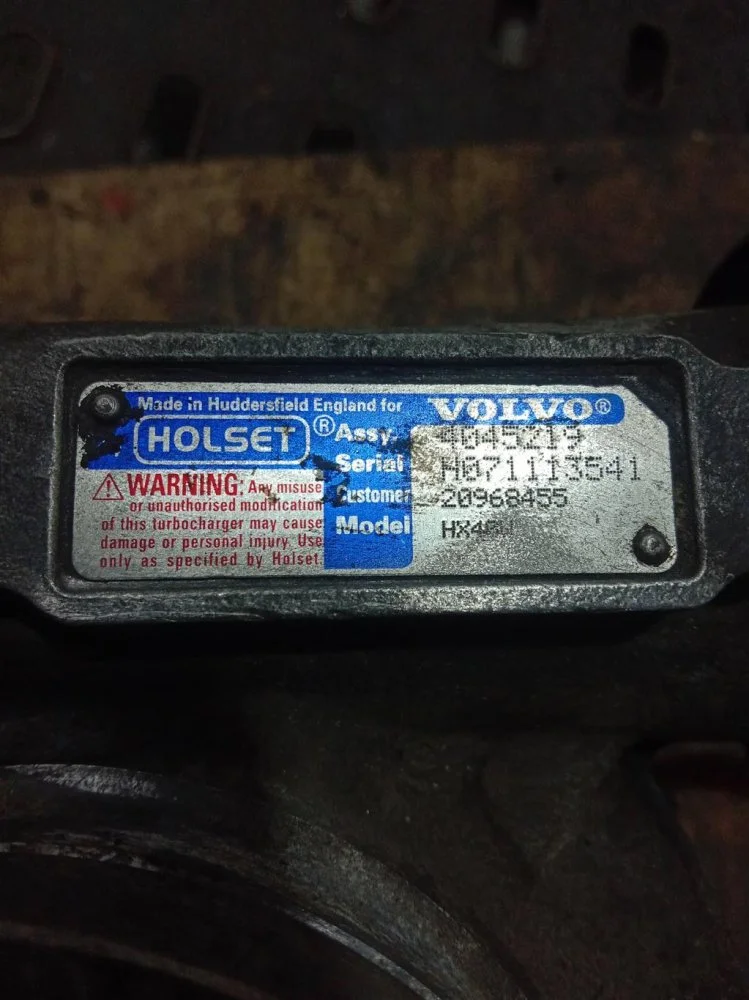 Турбокомпрессор Volvo FM9 300 D9 2008 - миниатюра 3