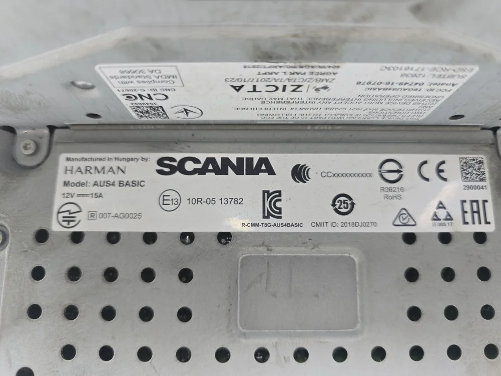 Система информации AUS4 Basic Scania G 500 DC13 - миниатюра 10