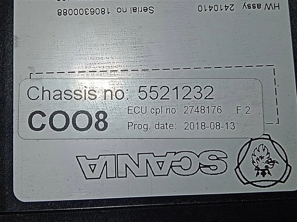 Координатор COO8 Scania P 440 DC13 153 L01 PDE - миниатюра 5