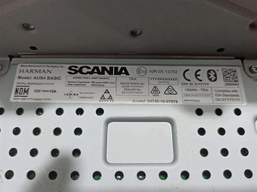 Система информации AUS4 Basic Scania P 440 DC13 - миниатюра 5