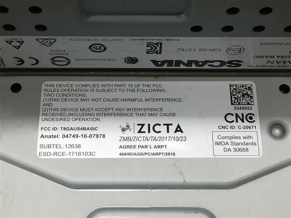 Система информации AUS4 Basic Scania G 410 OC13 - миниатюра 6