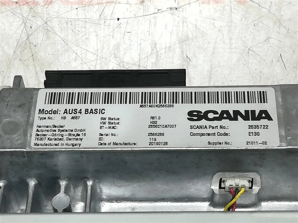 Система информации AUS4 Basic Scania G 410 OC13 - миниатюра 8