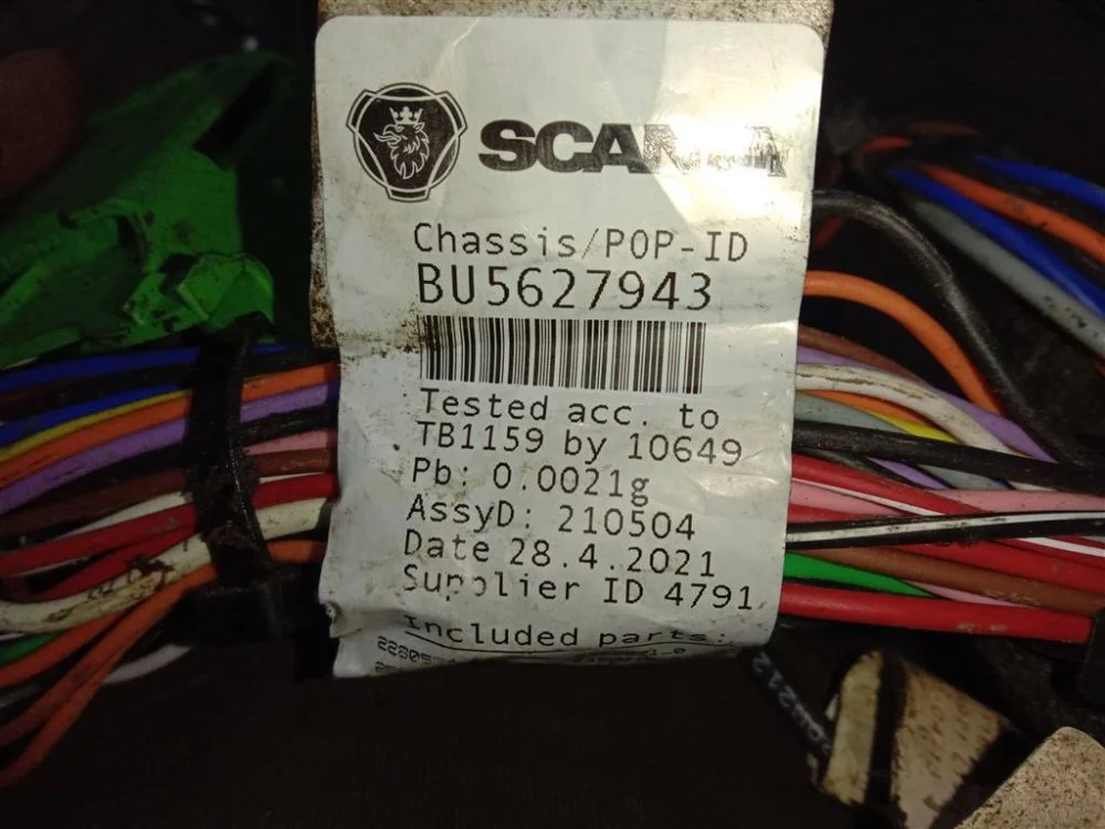 Жгут проводки кабины Scania G 500 DC13 146 W01 XPI - миниатюра 8