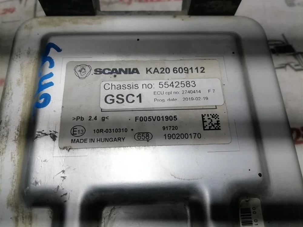 Блок управления GSC1 Scania G 410 OC13 101 L01 - миниатюра 4