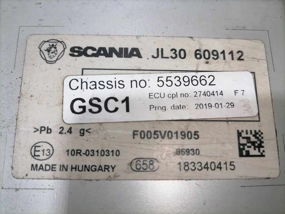 Блок управления GSC1 Scania G 410 OC13 101 L01 - миниатюра 7