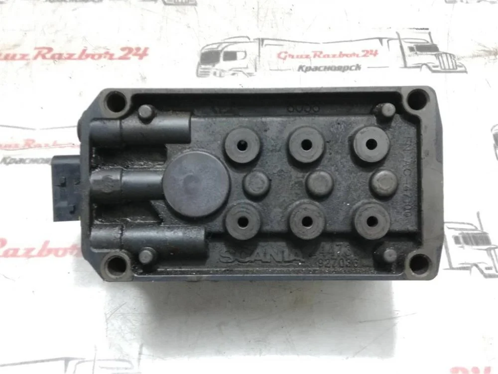Корпус клапана управления КПП Scania G 410 OC13 - миниатюра 7