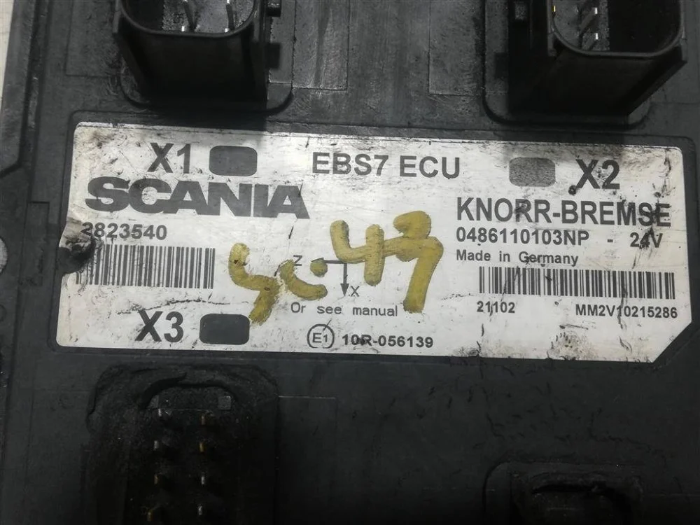 Блок EBS Scania P 440 DC13 153 L01 PDE 440HP E5 - миниатюра 3