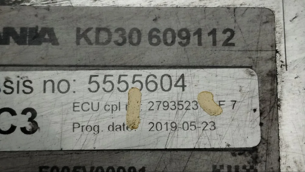 Блок управления EEC3 Scania G 500 DC13 146 L01 XPI - миниатюра 7