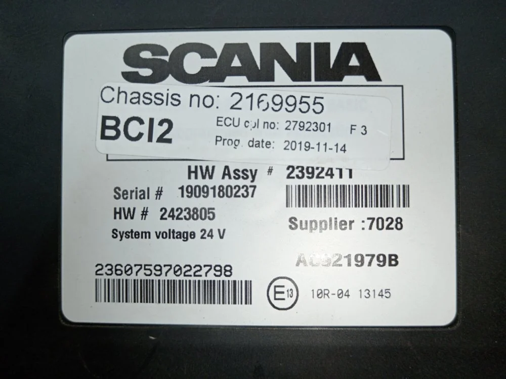 Блок управления BCI2 BWE Scania R 500 DC13 146 W01 - миниатюра 7