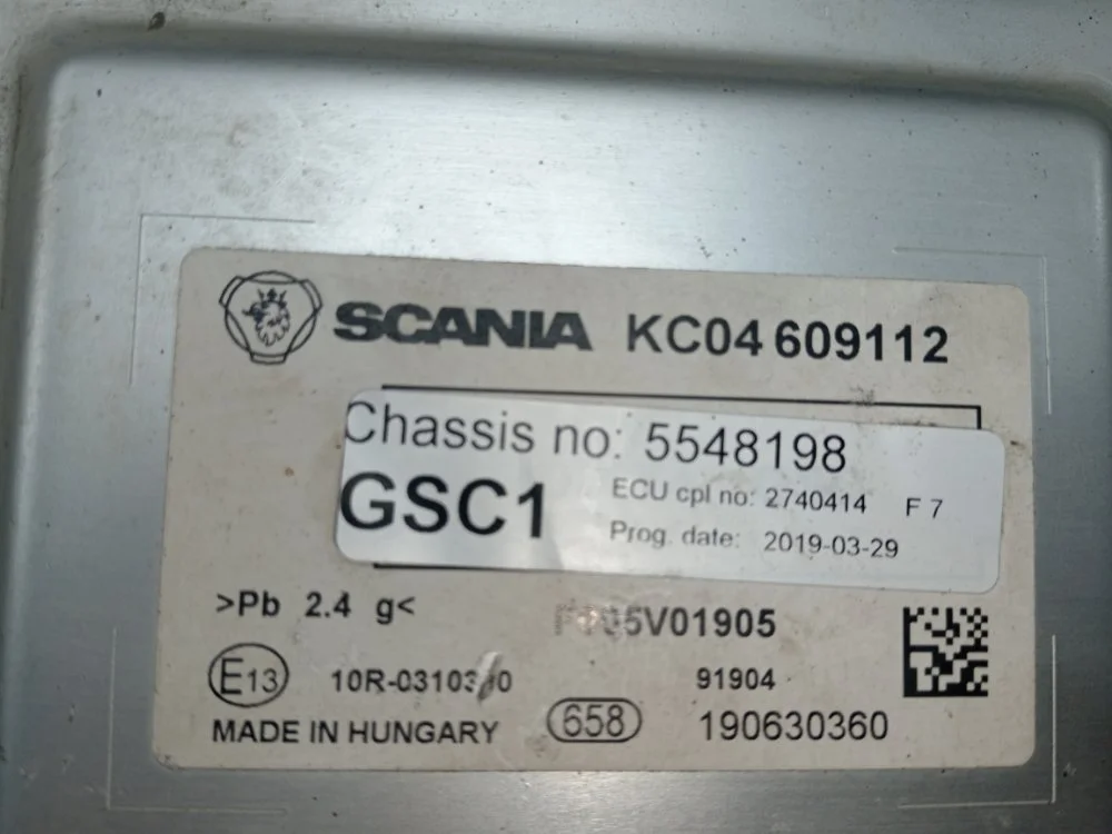 Блок управления GSC1 Scania G 410 OC13 101 L01 ГАЗ - миниатюра 9