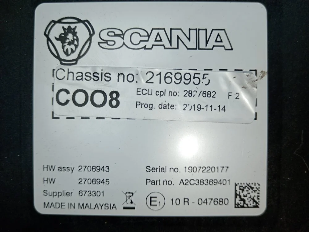 Координатор COO8 Scania R 500 DC13 146 W01 XPI - миниатюра 7