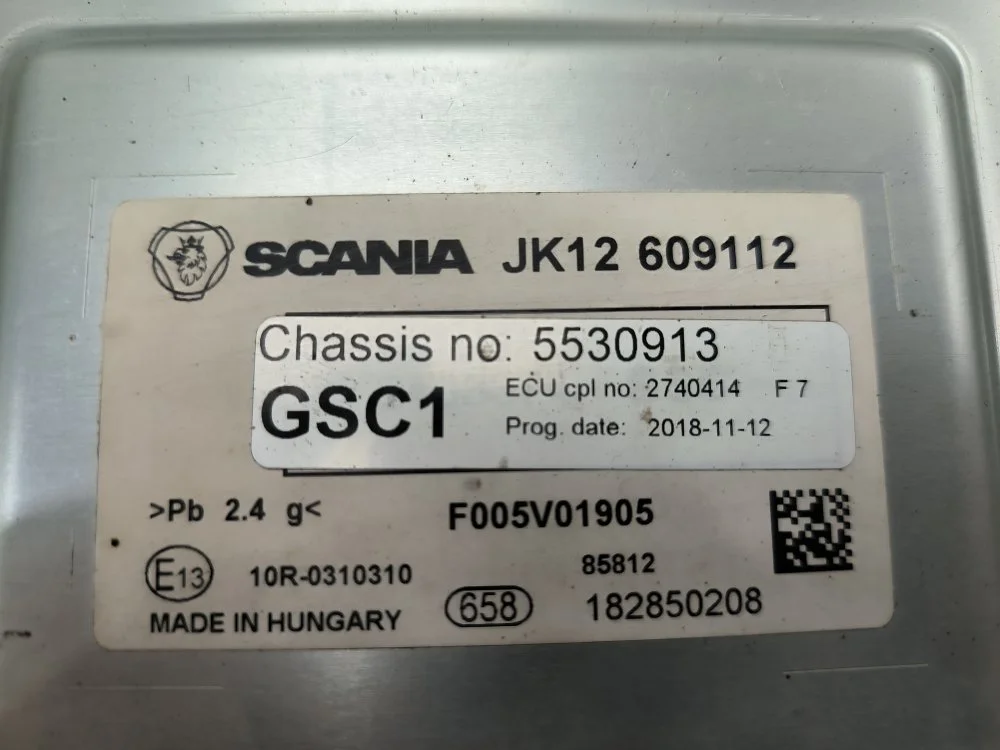 Блок управления GSC1 Scania G G340A4X2NA OC09 105 - миниатюра 9