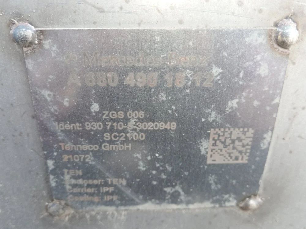 Глушитель MERCEDES-BENZ Arocs 3348AS OM471 LA. E5 - миниатюра 10