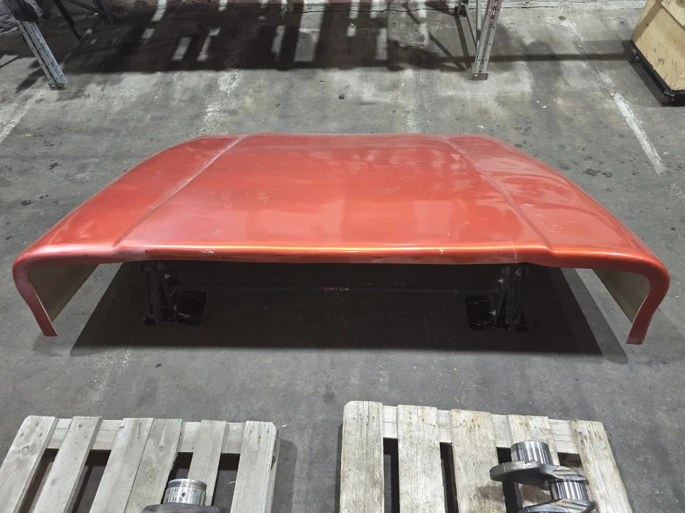 Спойлер кабины верхний SHACMAN SX42586V385 WEICHAI - миниатюра 3