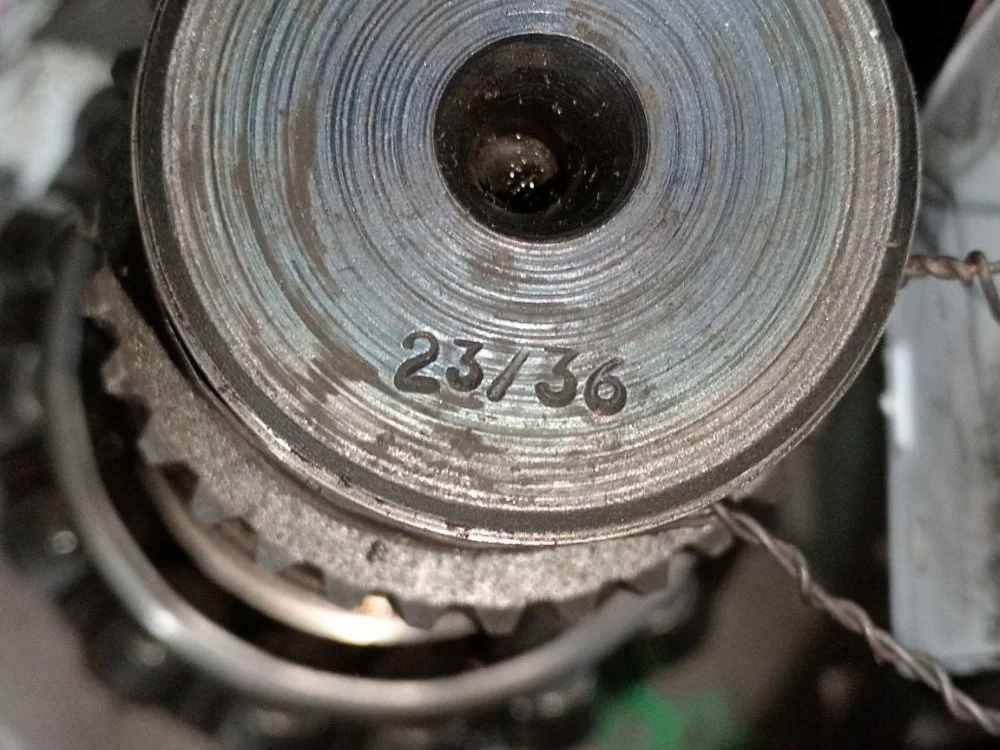Главная пара среднего редуктора 1.565 36/23 Iveco - миниатюра 10