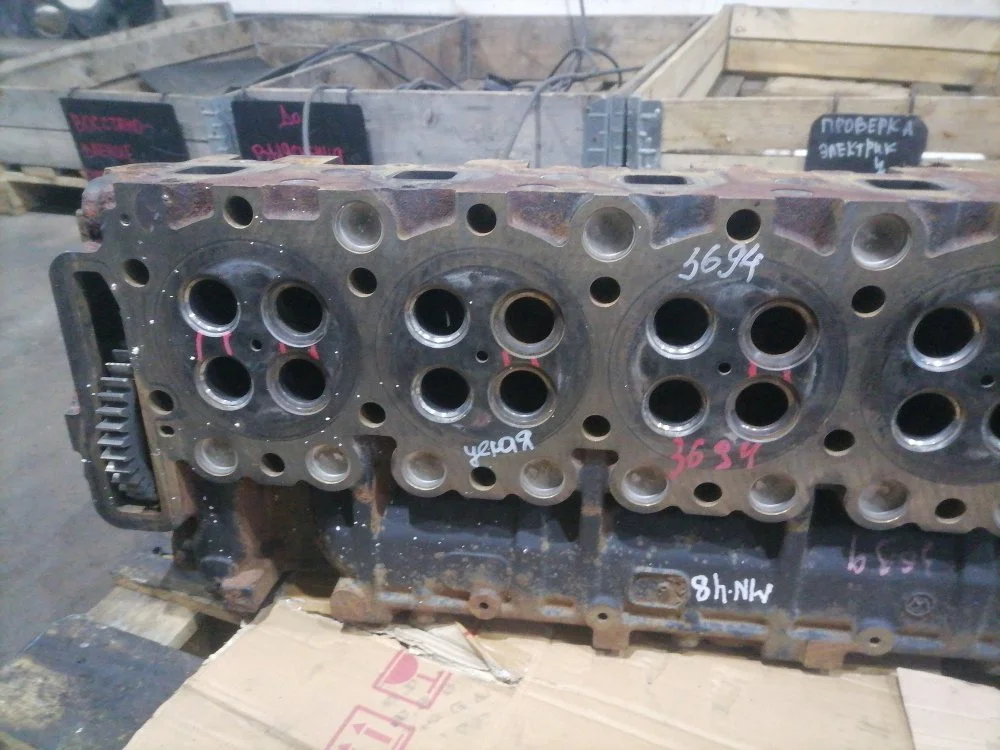 Головка блока цилиндров (ГБЦ) MAN TGS 18.400 D2066 - миниатюра 9