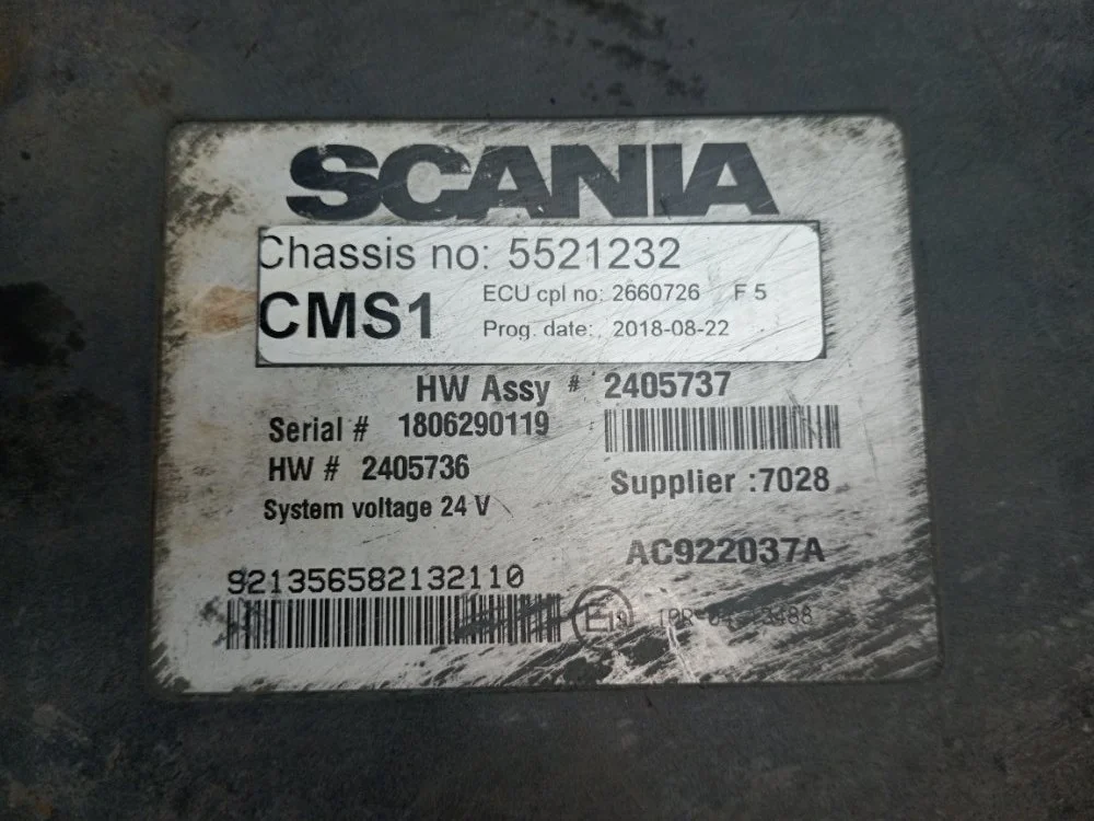 Блок управления CMS Scania P 440 DC13 153 L01 PDE - миниатюра 9