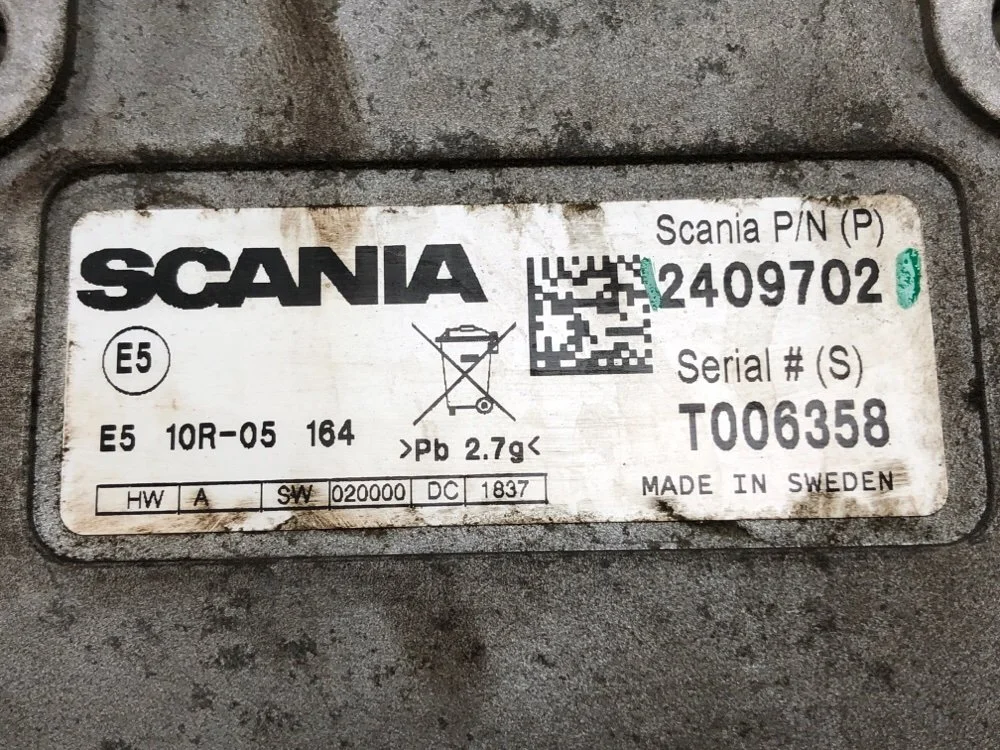 Блок зажигания Scania G G340A4X2NA OC09 105 LO1 - миниатюра 8