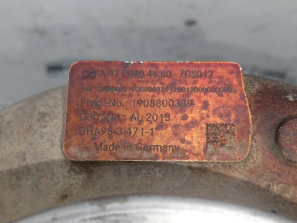 Турбокомпрессор MERCEDES-BENZ Arocs 3348AS OM471 - миниатюра 4