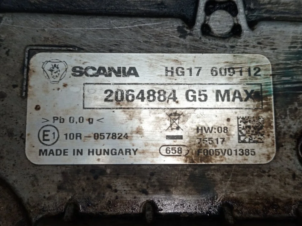 Блок управления КПП ECU TMS2 Scania G DC13 112L01 - миниатюра 8