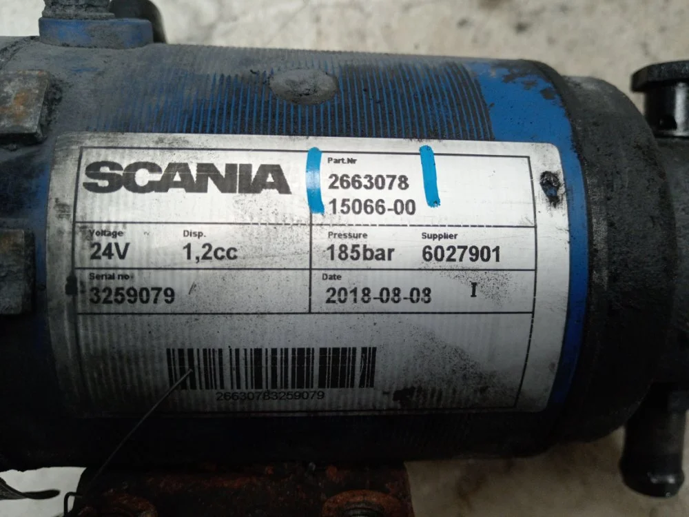 Насос гидравлический Scania P 440 DC13 153 L01 PDE - миниатюра 5