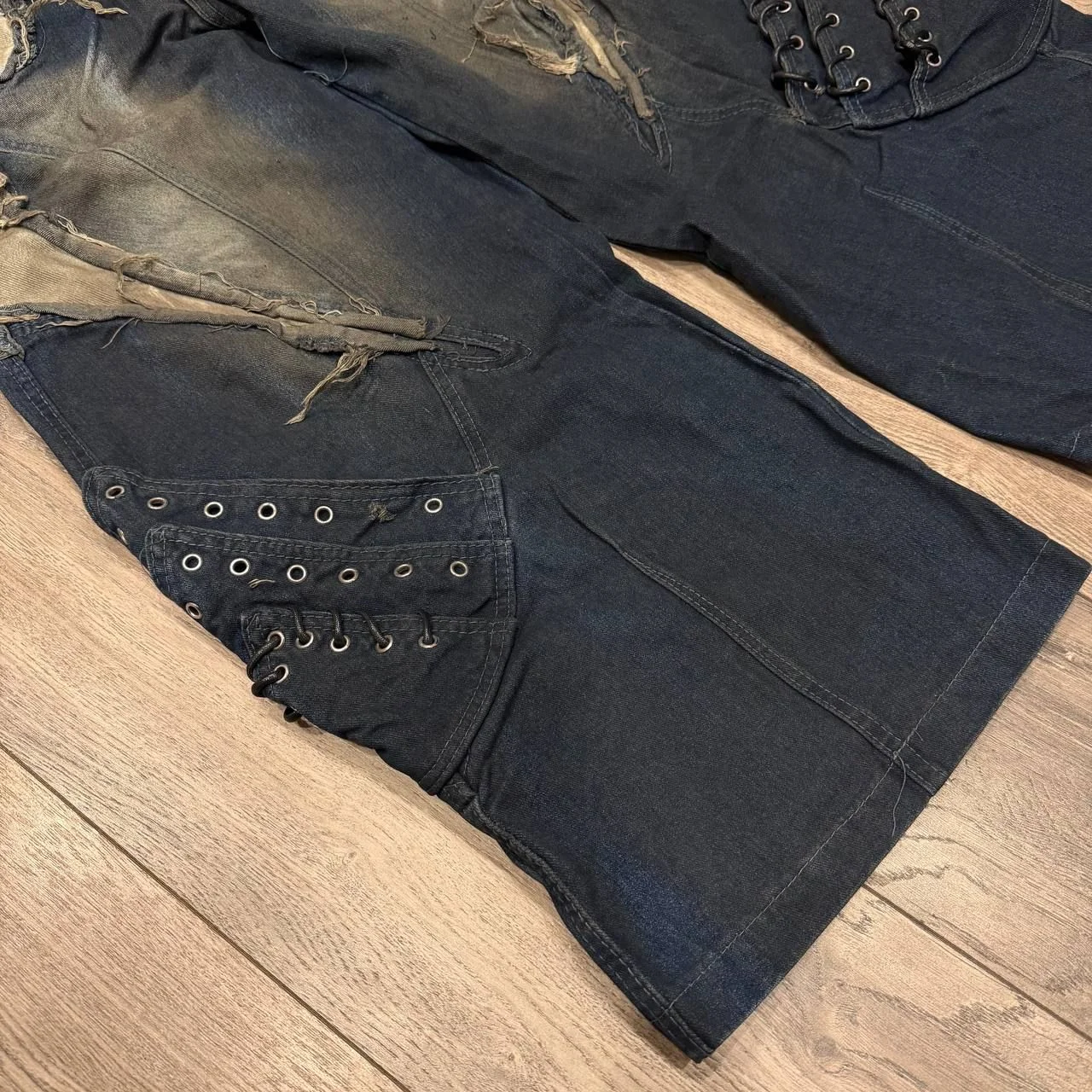 Синие джинсы Rick Owens type ковбойские - миниатюра 7