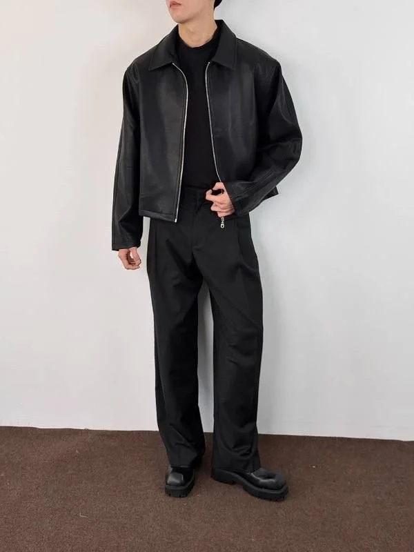 Кожаная куртка Rick Owens Type - изображение 1
