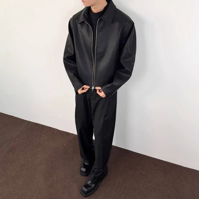 Кожаная куртка Rick Owens Type - миниатюра 2