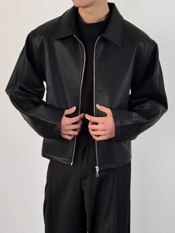 Кожаная куртка Rick Owens Type - миниатюра 5