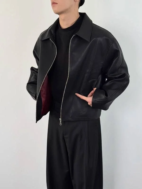 Кожаная куртка Rick Owens Type - миниатюра 7