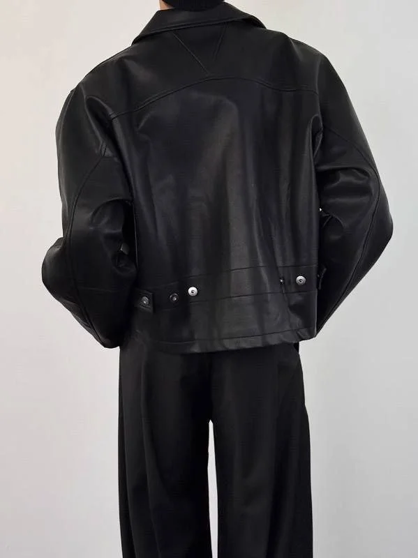 Кожаная куртка Rick Owens Type - миниатюра 8