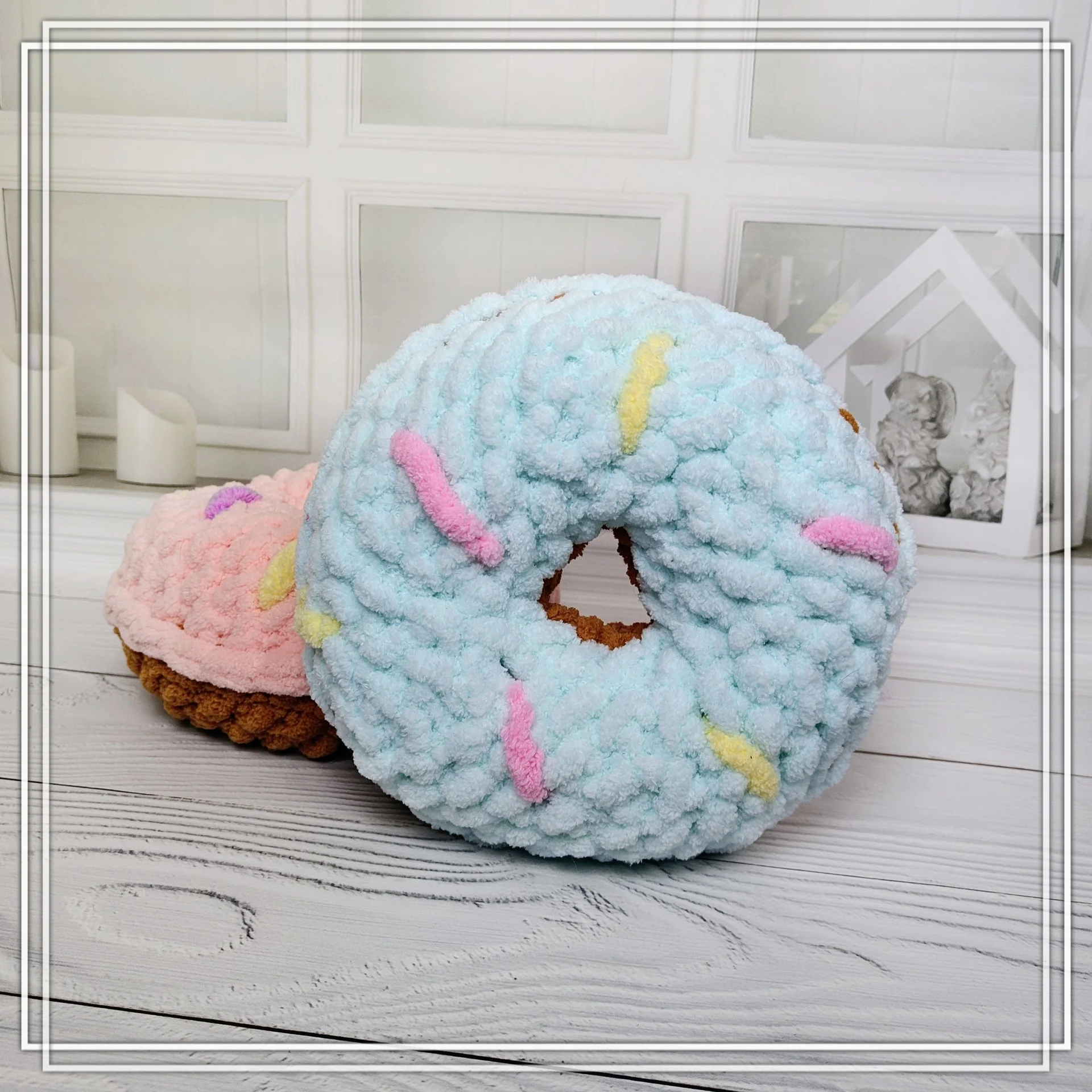 Мастер-класс по вязанию руками из Alize puffy - миниатюра 5