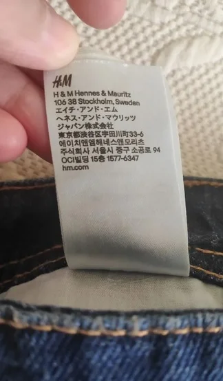 Женские джинсовые шорты H&M - миниатюра 3