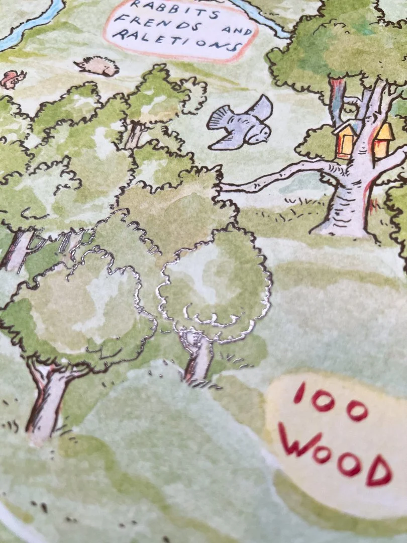 Бумага для скрапбукинга Winnie the Pooh - миниатюра 3
