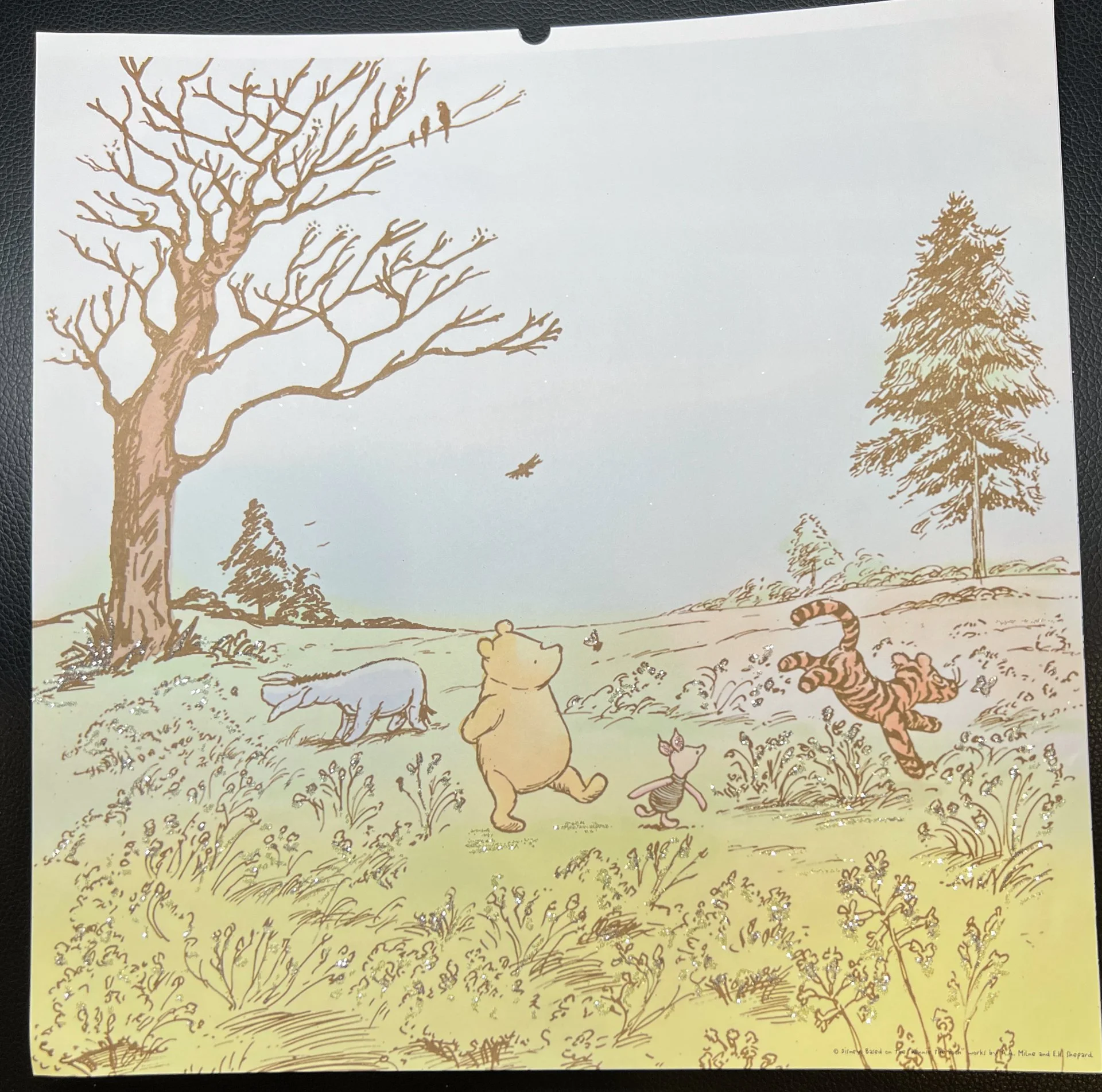 Бумага для скрапбукинга Winnie the Pooh - миниатюра 7