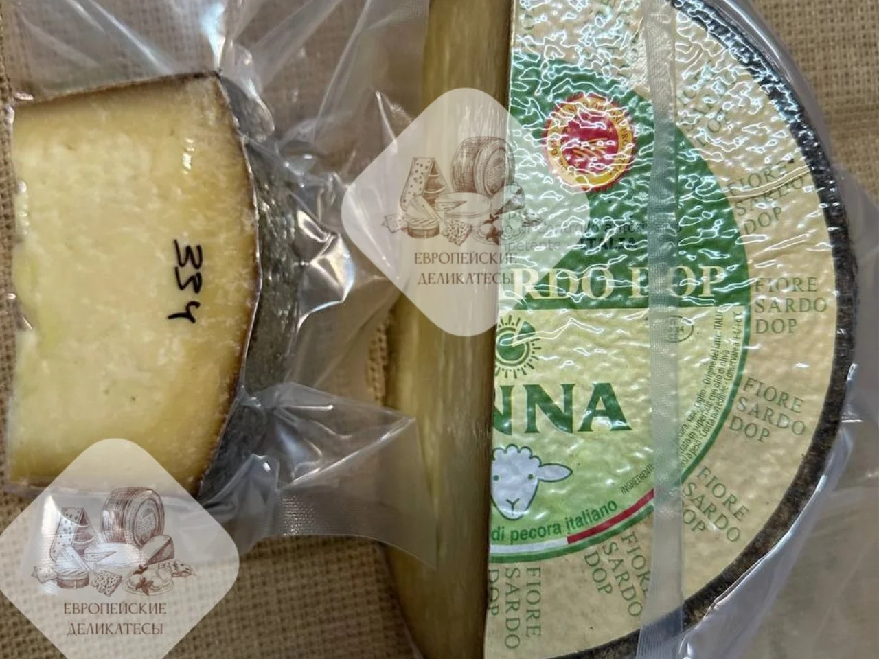 Твердый сыр Пекорино Pinna Fiore Sardo DOP Италия - изображение 1
